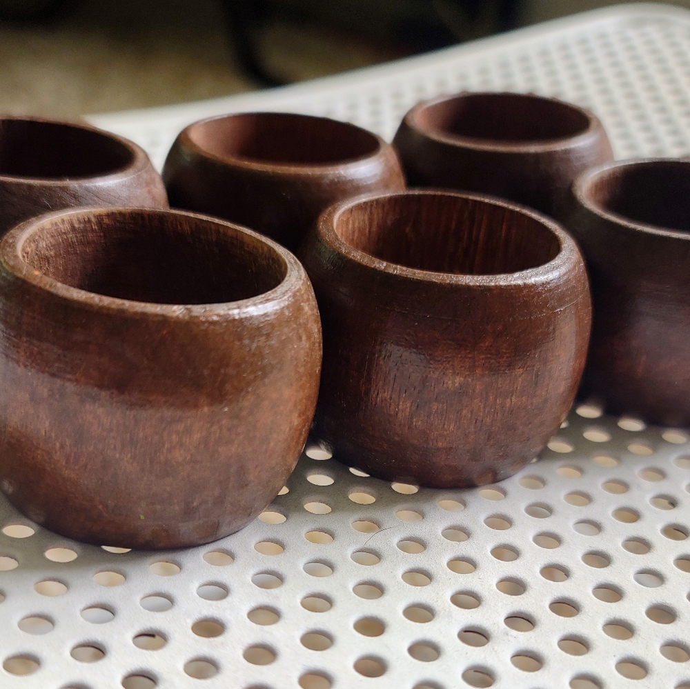 Vintage Wood Napkin Rings